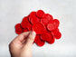 Personalized handmade red wax seal