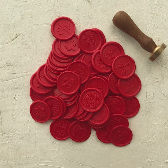 Red wax seal video