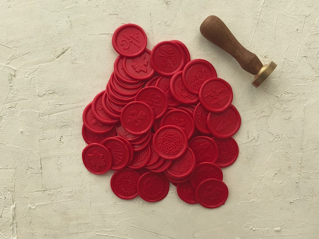Red wax seal video